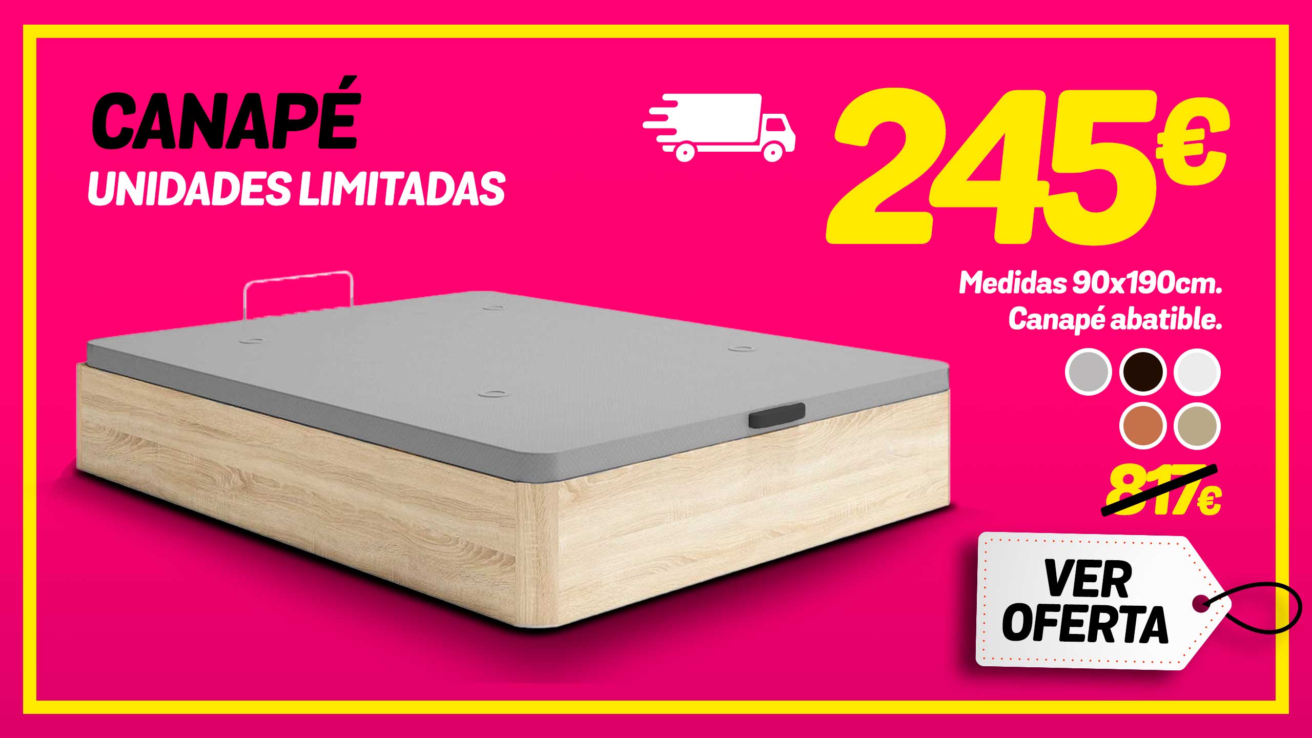 canap&eacute; barato online